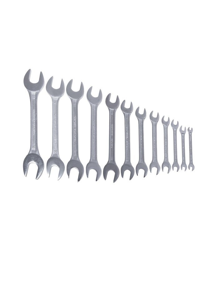 TAPARIA DEP12HP (12 Pc) Spanner Set-6x7 to 30x32mm Double Side Open End Wrench, Wall Hanging-High Grade CrV Steel Forged-Rust Prevention Coating-Professional Mechanic Tool Set-DIY, Home, Professional - Image 2